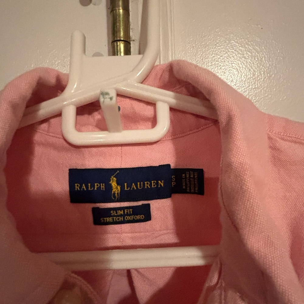 Ralph Lauren Men's Casual Pink Button Down Shirt - Picture 4 of 4